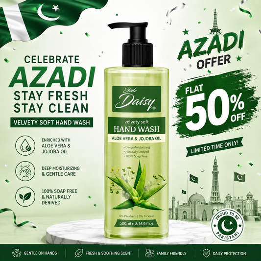 Etoile Daisy Velvety Soft Aloe Vera & Jojoba Oil Hand Wash 500ml